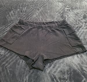 PINK Victoria's Secret Women's Black Cargo Shorts